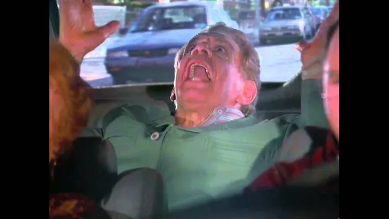 Frank Costanza shouting in a car